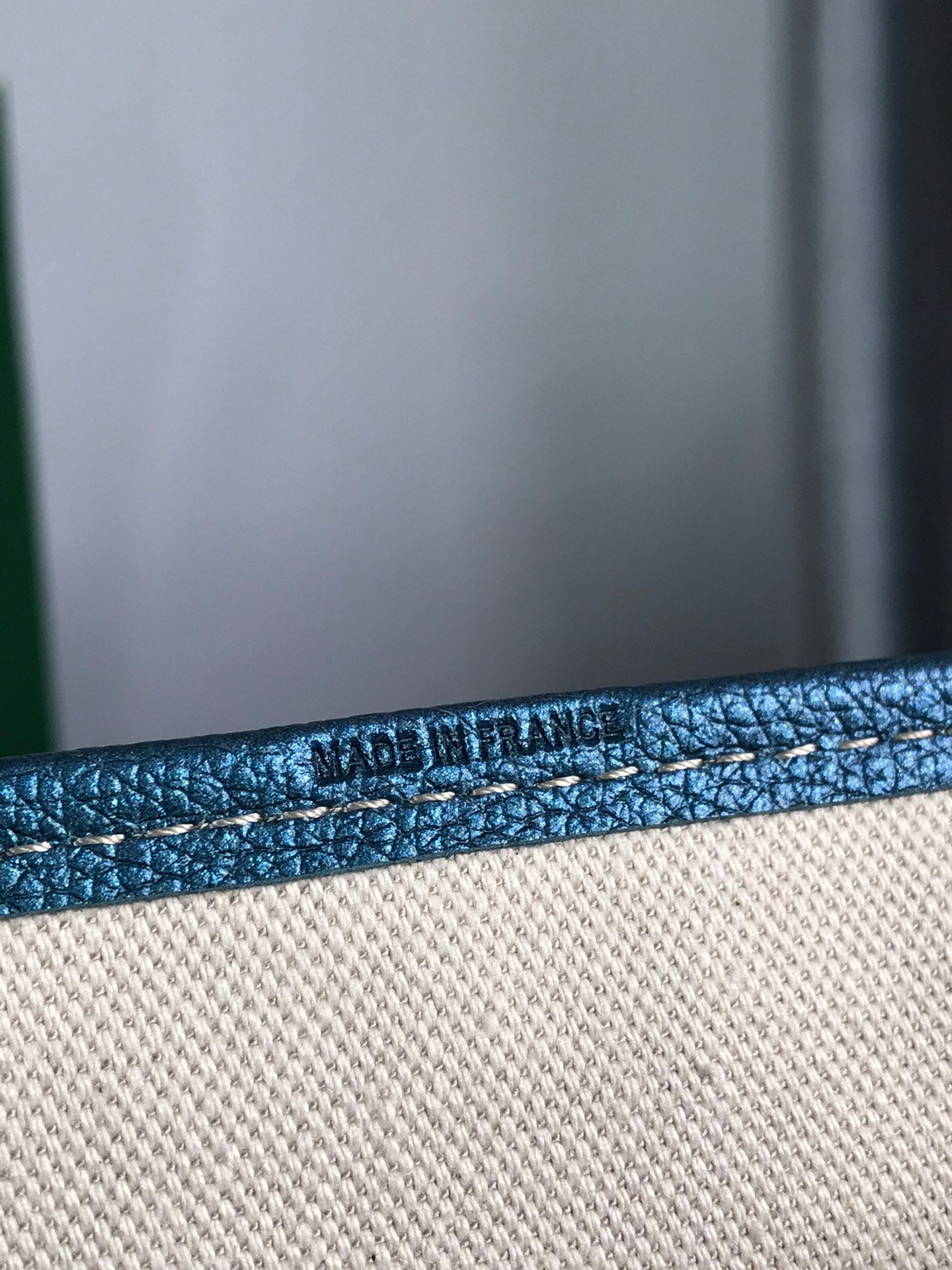 Goyard Saint Louis Pm 34 Cm Navy Blue Goyardine Canvas And Calfskin