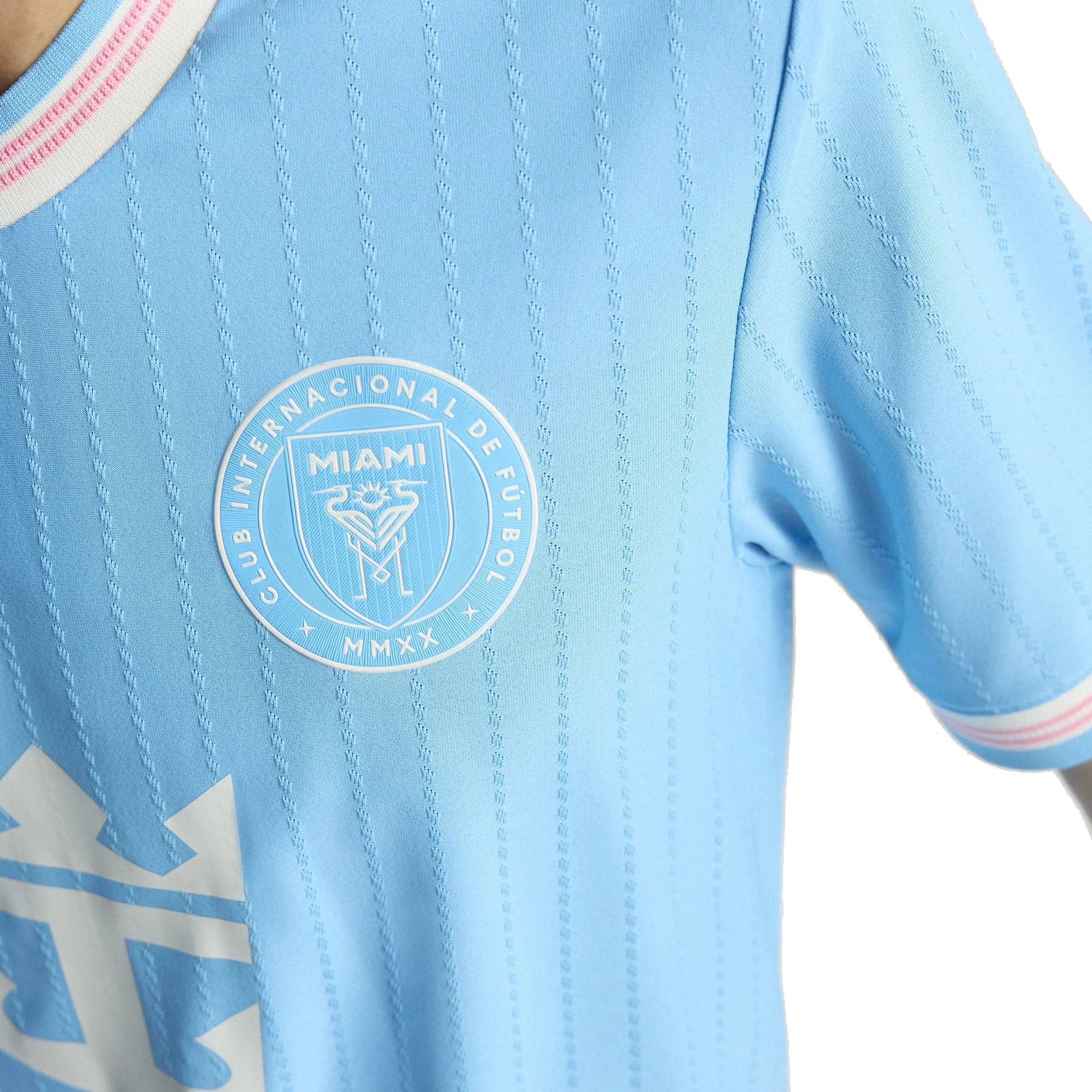 adidas Lionel Messi Inter Miami Authentic Third Jersey 25/26 (Blue/Pink)