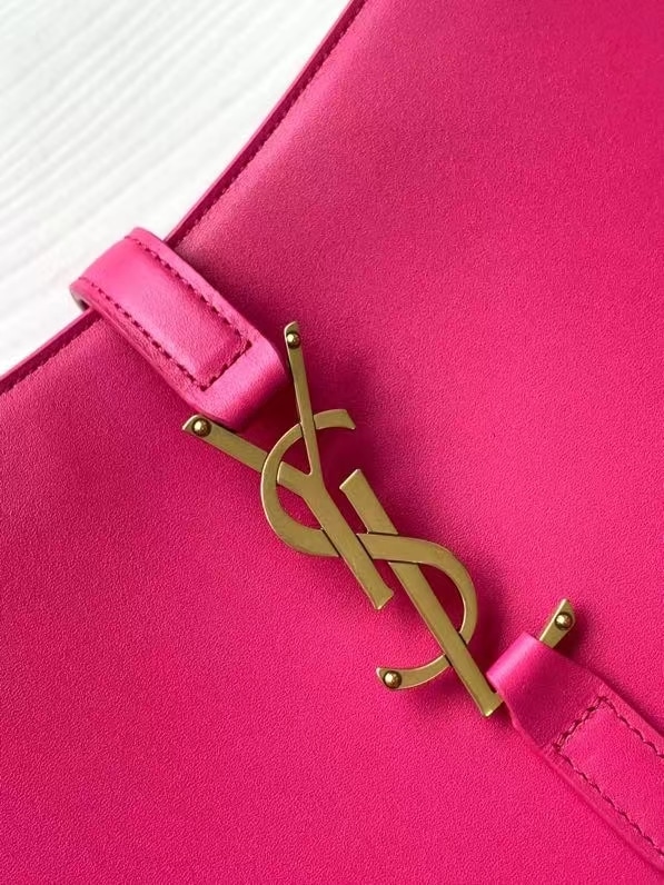 Saint Laurent Le 5 À 7 Hobo Bag In Smooth Leather Pink 25Cm