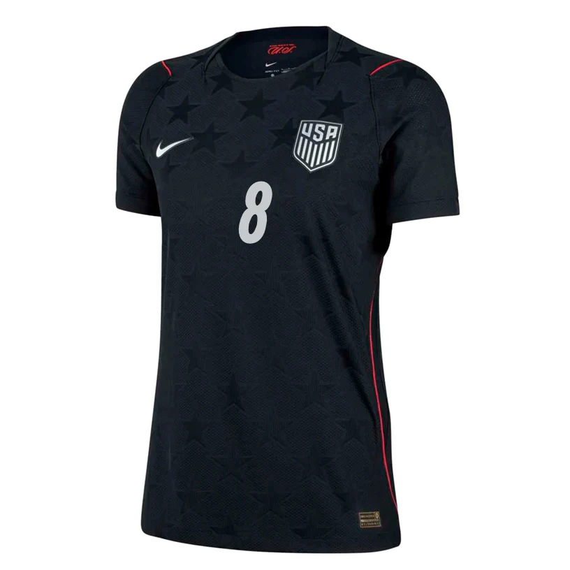 Nike Women's Mckennie United States Match Authentic Away Jersey 2026 (Dark Obsidian/Pure Platinum)