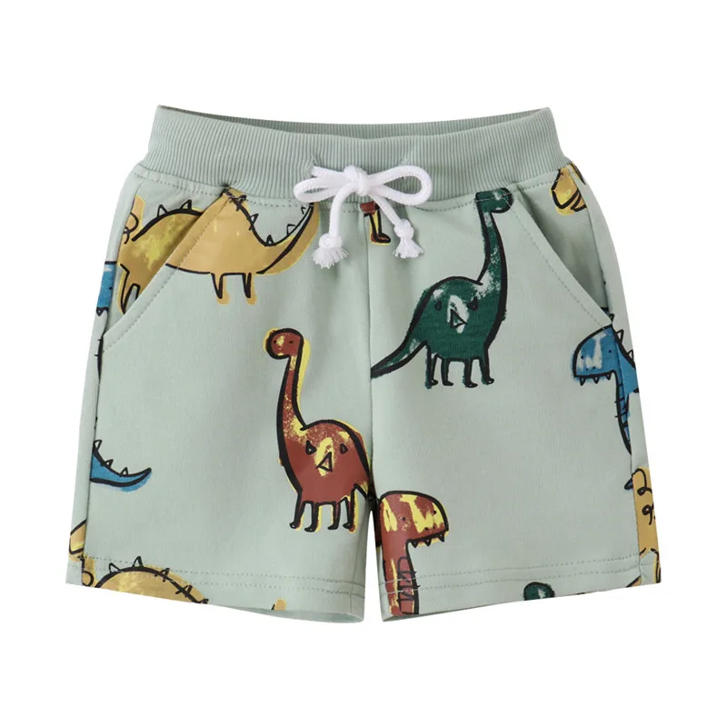Boys Dinosaur Printed Shorts