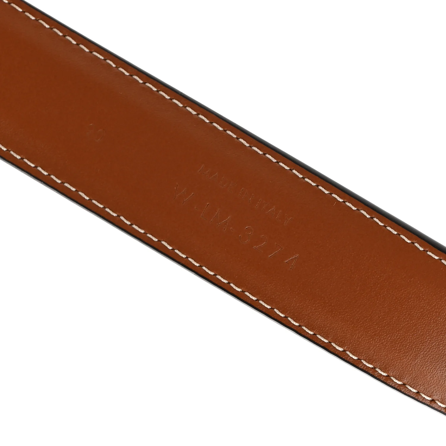 Natural Calfskin Medium 25mm Triomphe Belt 90 36 Tan