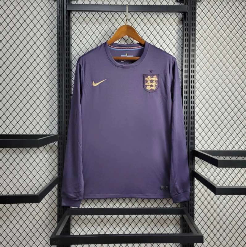 2024-25 England Away Long Sleeve  KANE RICE MAGUIRE Football jersey