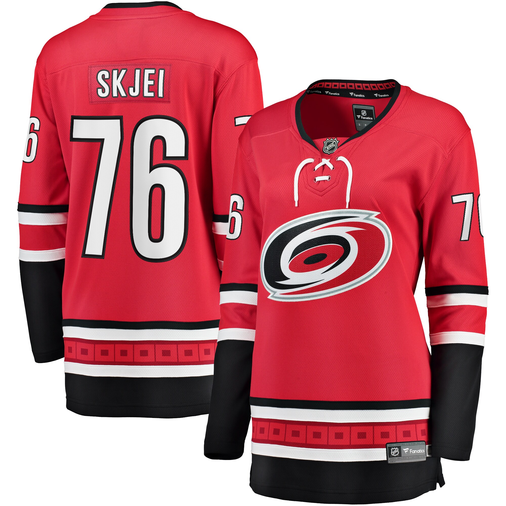Brady Skjei Carolina Hurricanes Fanatics Women’s Alternate Breakaway Player Jersey – Red