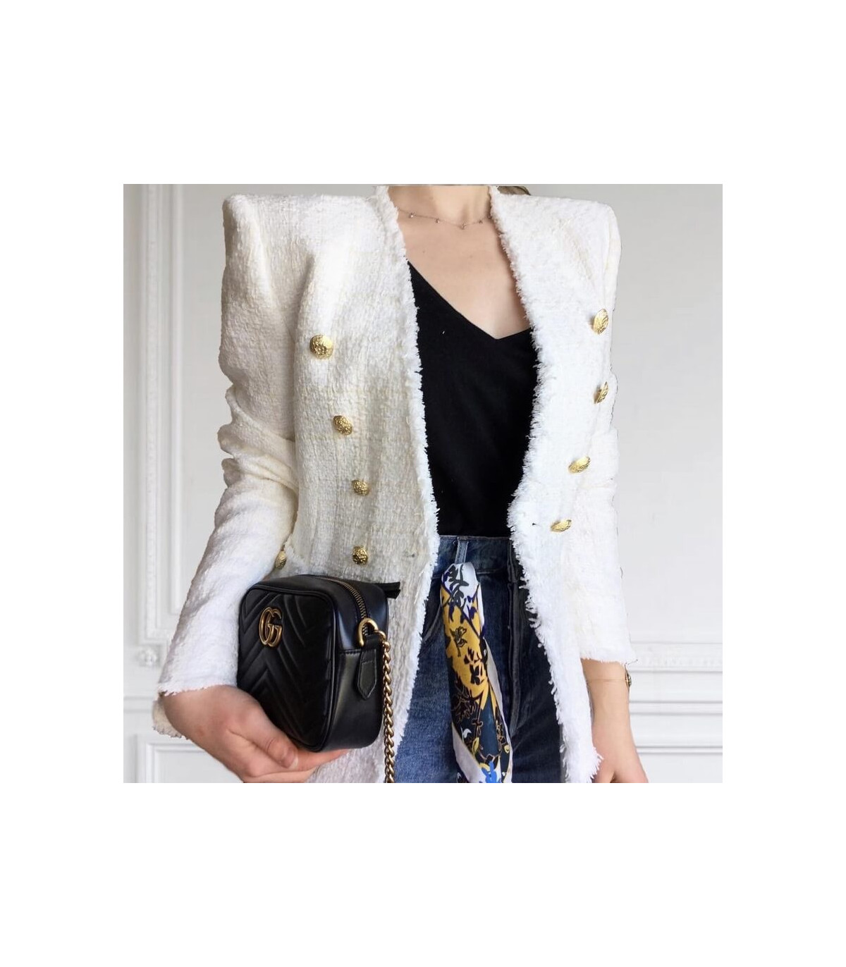 Gucci GG Marmont Matelasse Mini Bag Black