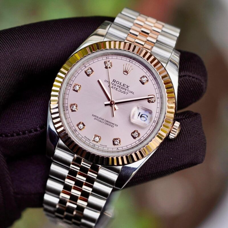 [Superclone] Rolex Datejust 41mm Sundust Dial Everose Jubilee 126303
