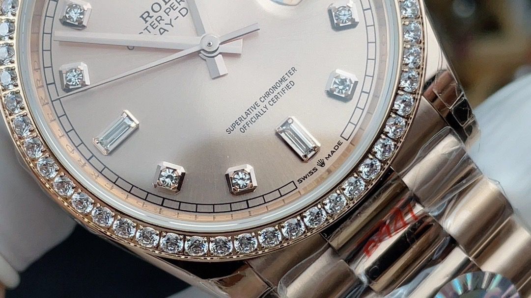 [Superclone] Rolex Day-Date 36mm Rosé – Colour Dial President 128345RBR