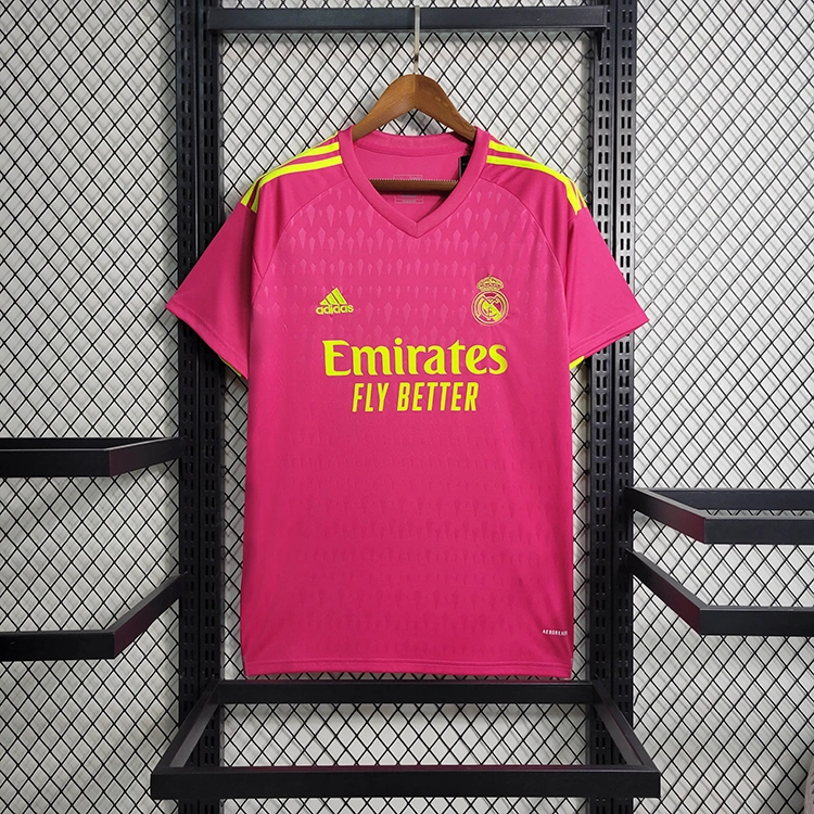 2023-24 Real Madrid Goalkeeper Pink Football jersey