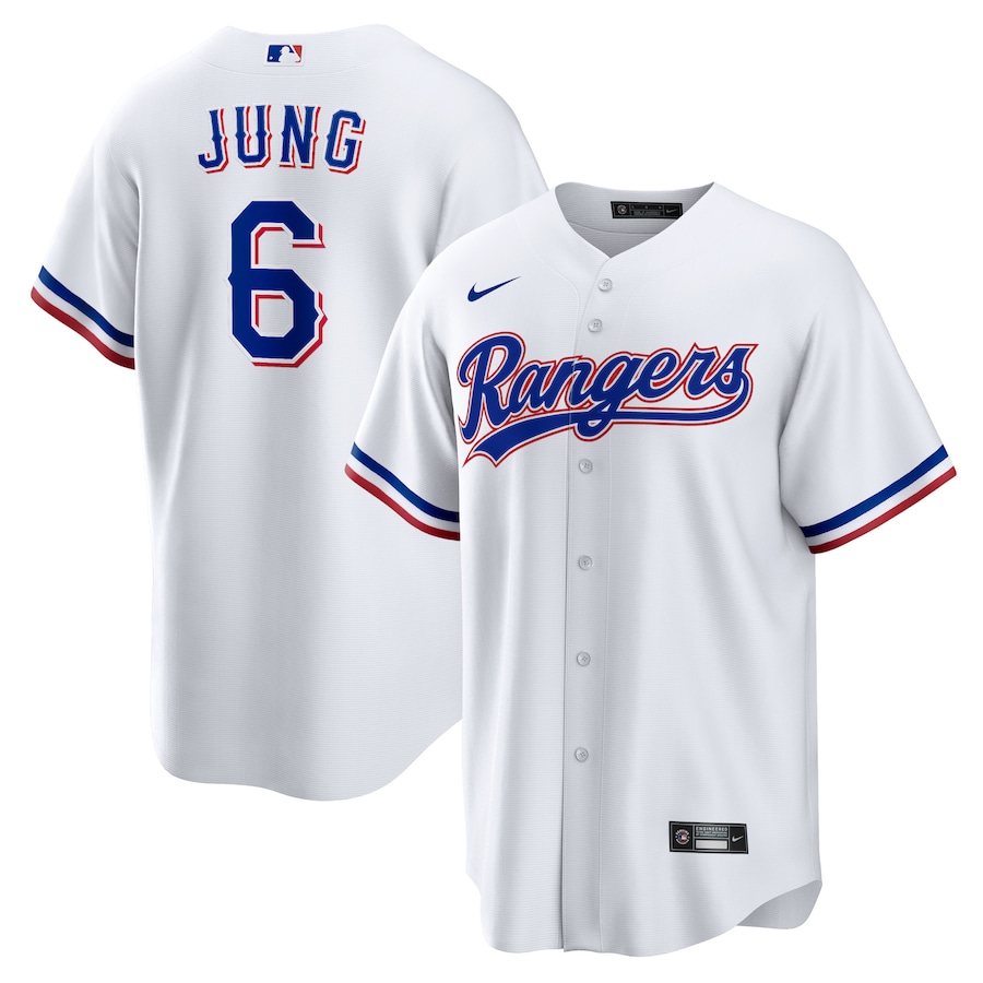 Josh Jung Texas Rangers Player Jersey White