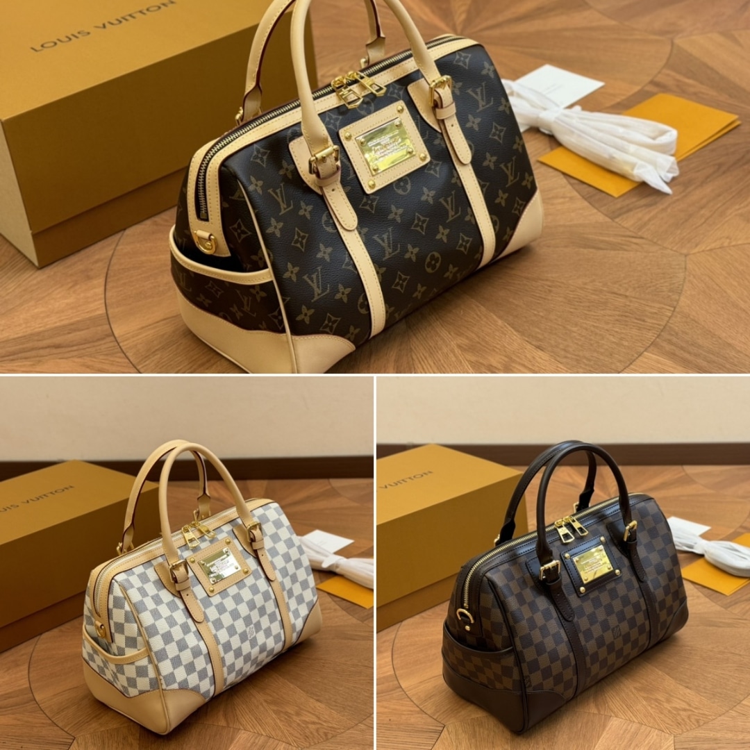 Louis Vuitton Berkeley Monogram Canvas Brown 32Cm M50208