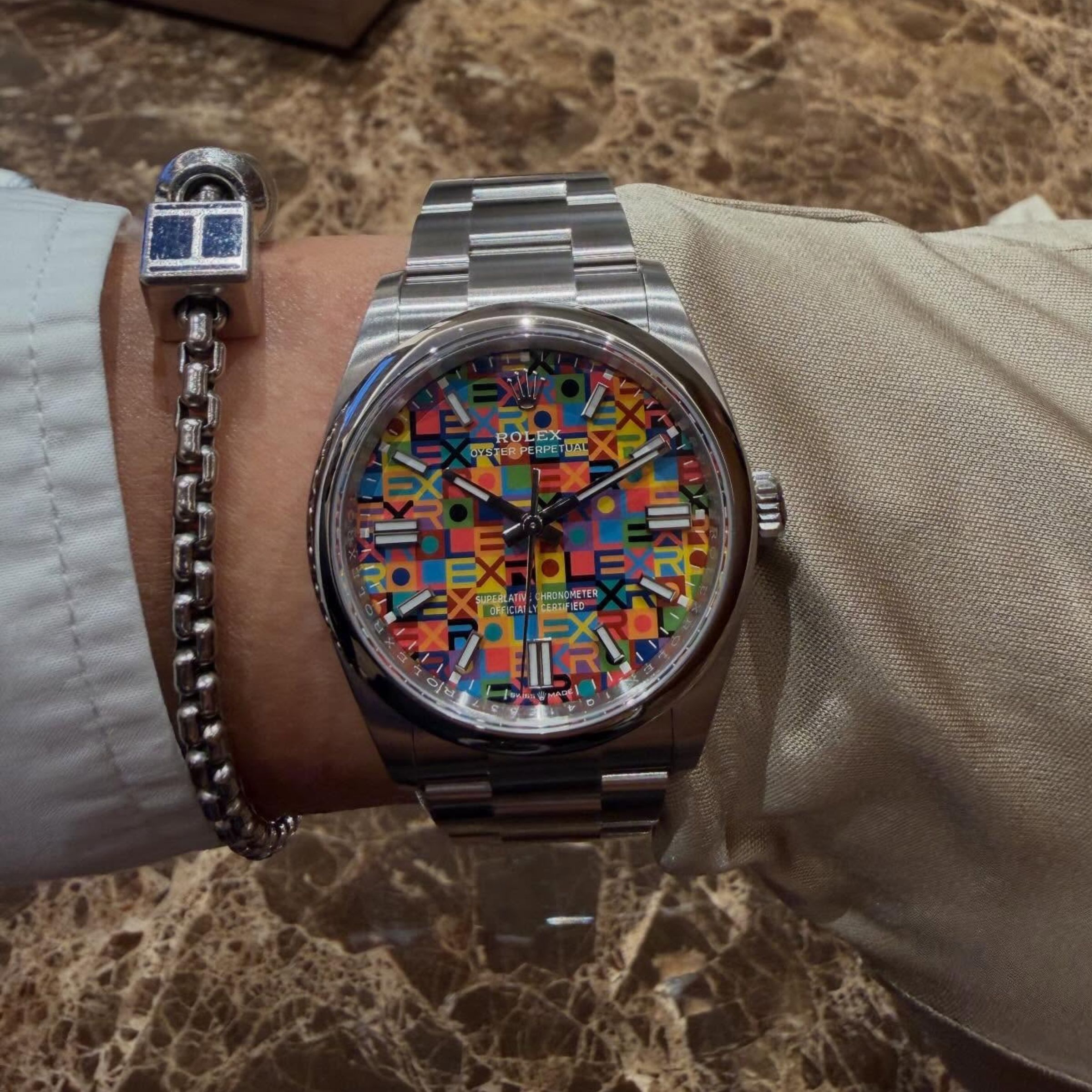 [Superclone] Rolex Oyster Perpetual 41mm Multicoloured Dial Oyster 134300