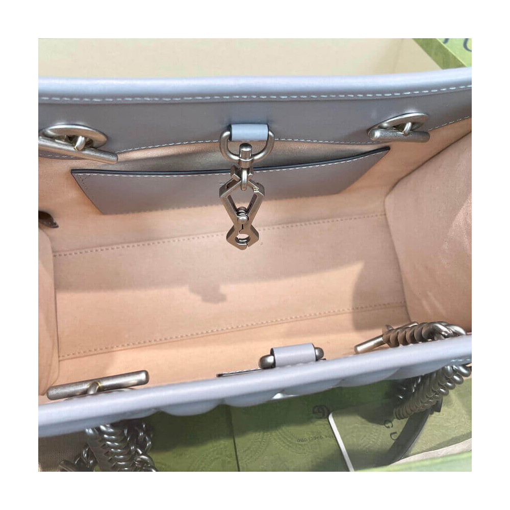 Gucci GG Marmont Small Tote Bag Grey