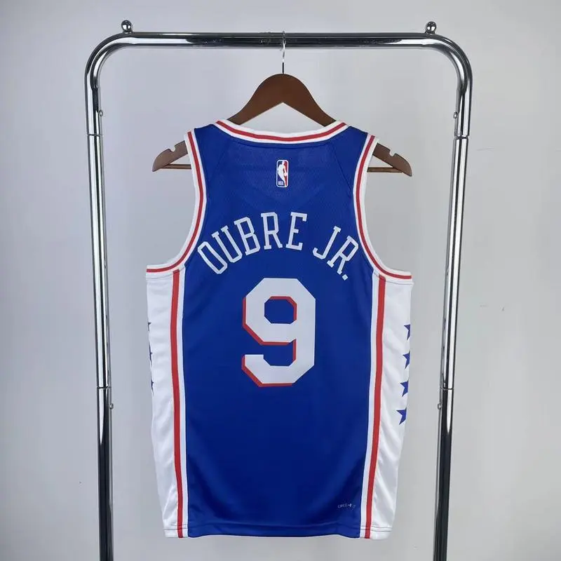 2023 NBA Philadelphia 76ers 9 OUBRE JR. Basketball Jersey