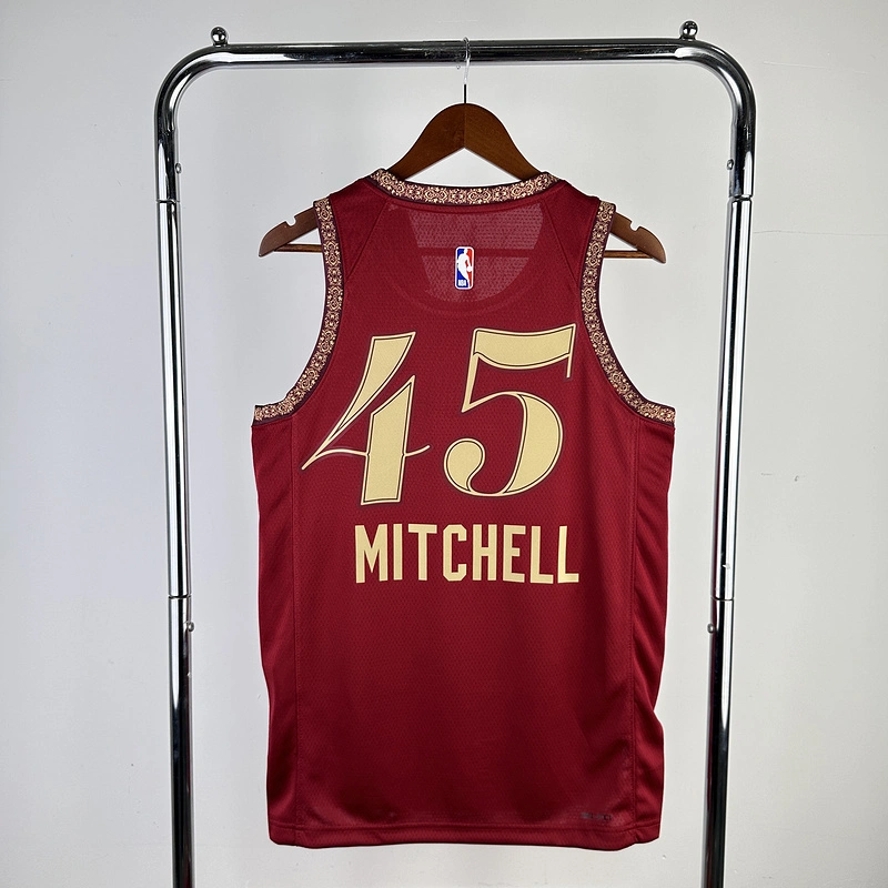 2024 NBA Cleveland Cavaliers (45 MITCHELL) Basketball Jersey