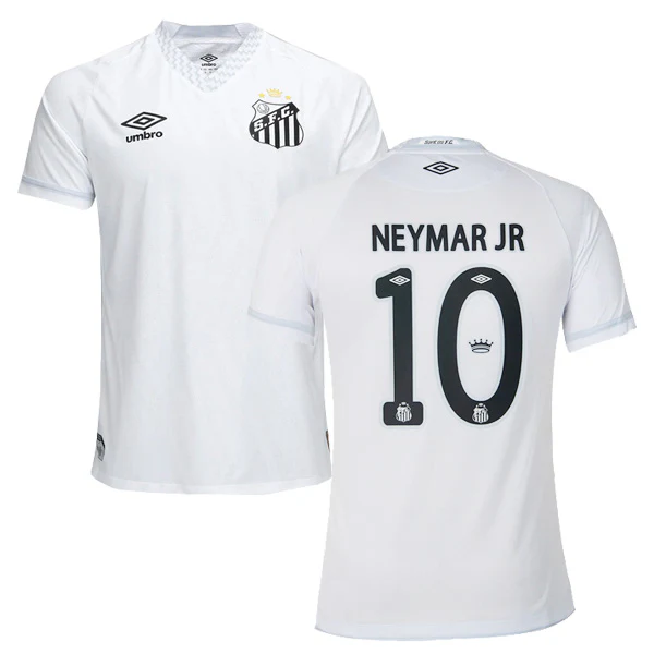 Umbro Neymar Jr Men's Santos FC 25/26 Home Jersey (White)