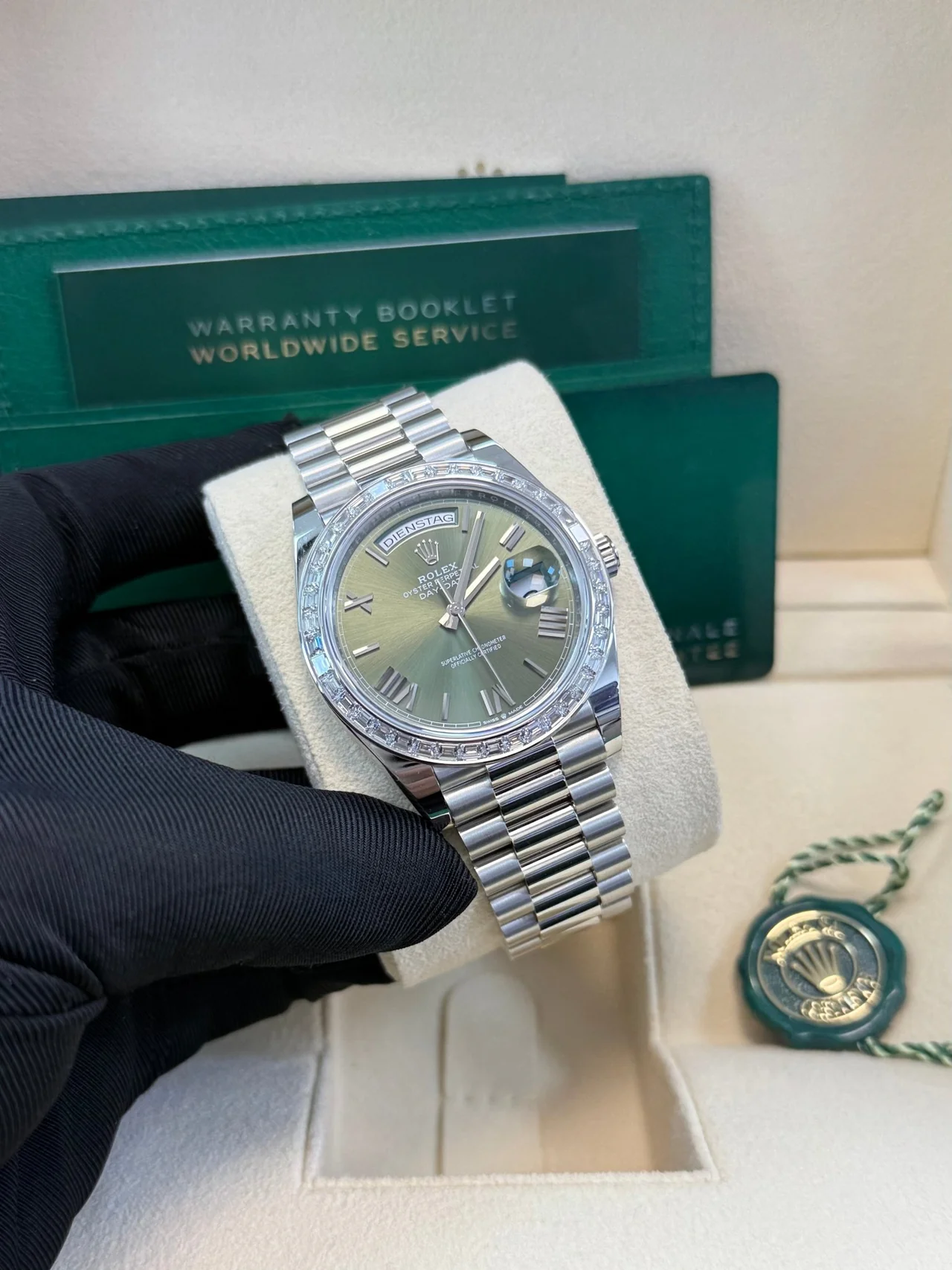 [Superclone] Rolex Day-Date 40mm Olive Green Dial President 228396TBR