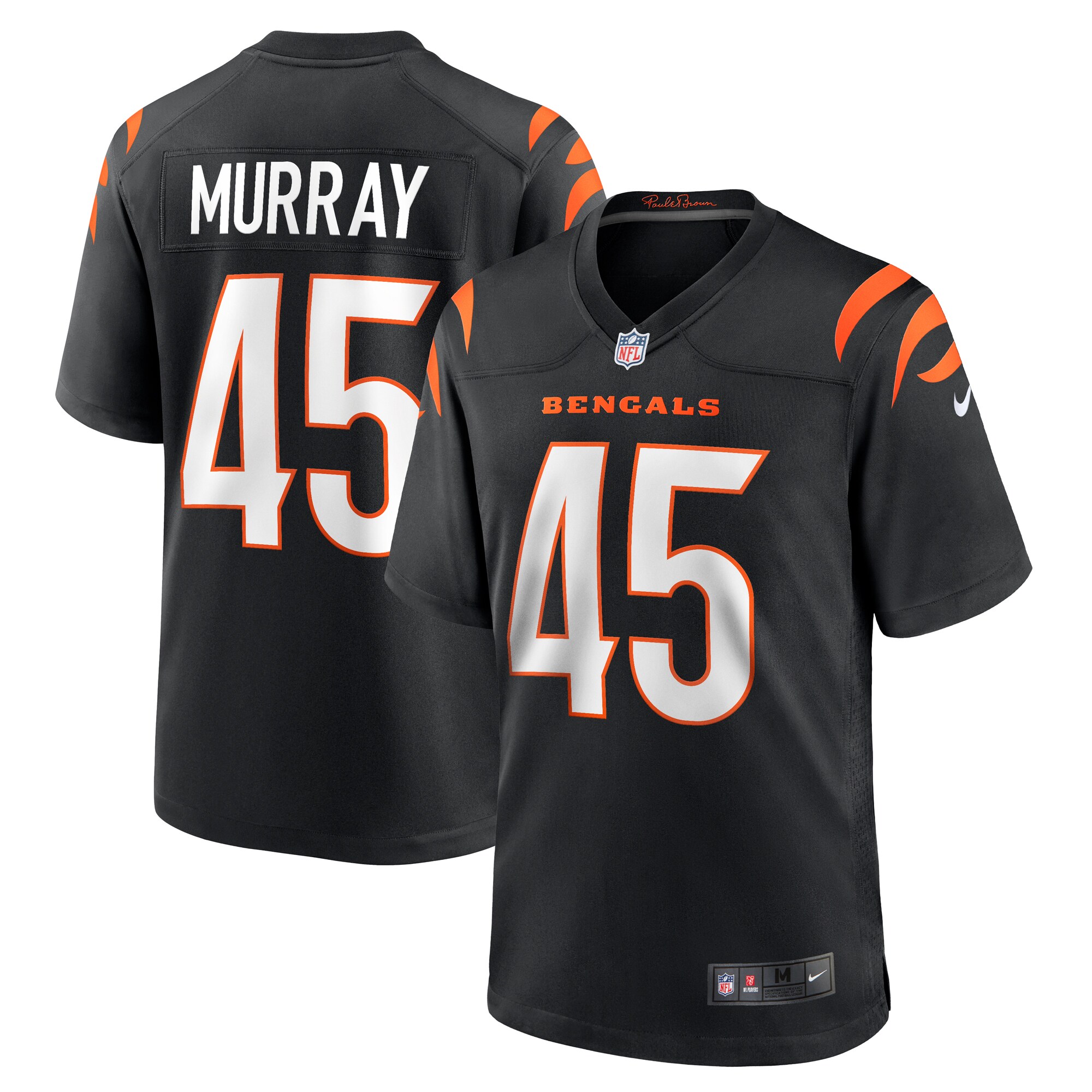Tyler Murray Cincinnati Bengals Nike Team Game Jersey -  Black