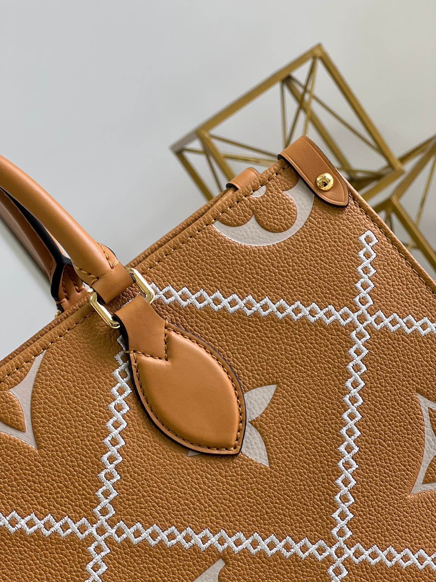 Louis Vuitton Onthego MM Tote Monogram Arizona ‘Brown Crème Beige’ 35cm