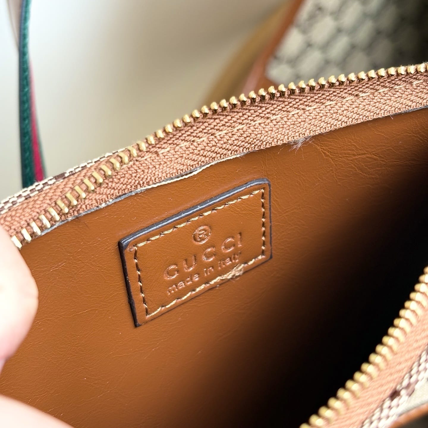 Gucci Giglio Large Tote Bag Dark Brown Leather 60Cm 853971 AAF2H 7645