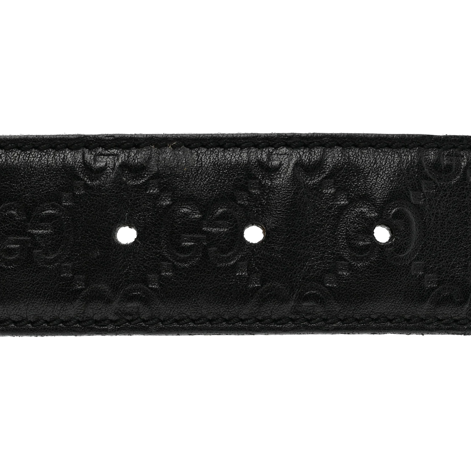 Guccissima Interlocking G 40mm Belt 85 34 Black
