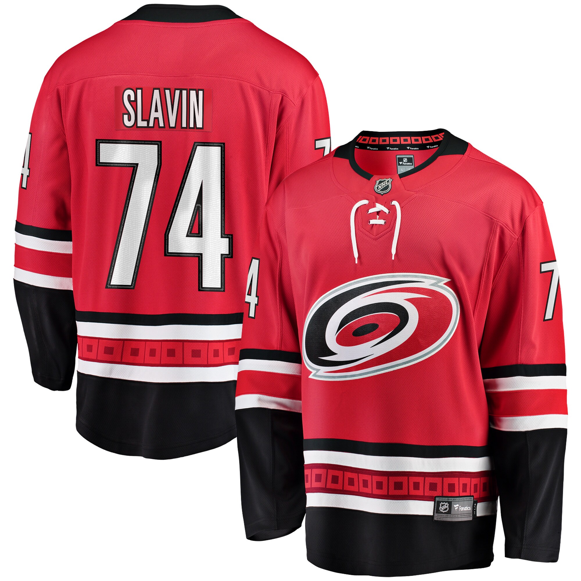 Jaccob Slavin Carolina Hurricanes Fanatics Alternate Breakaway Player Jersey – Red