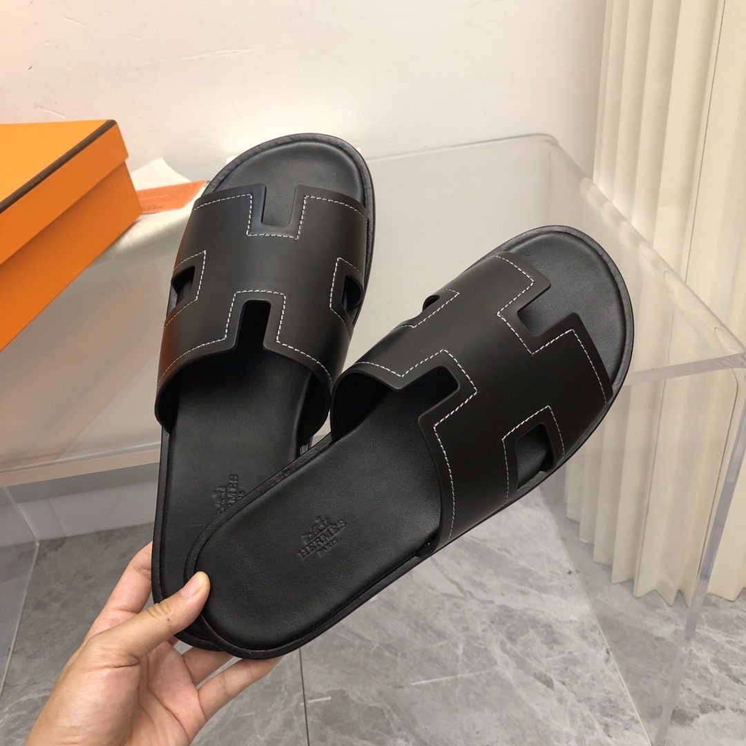 Hermes Izmir Sandal Black