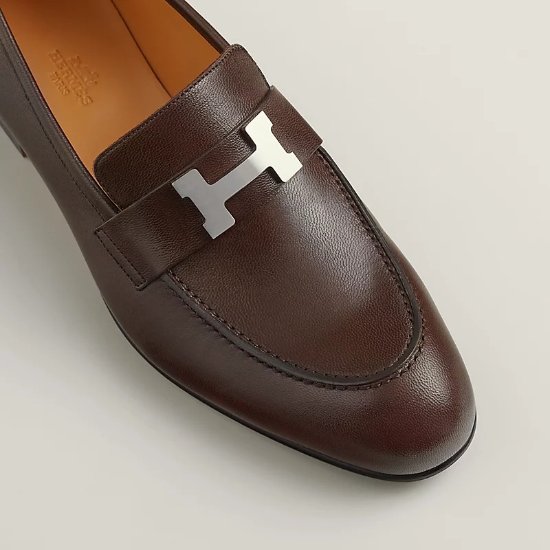HERMES PARIS LOAFER MARRON EBENE