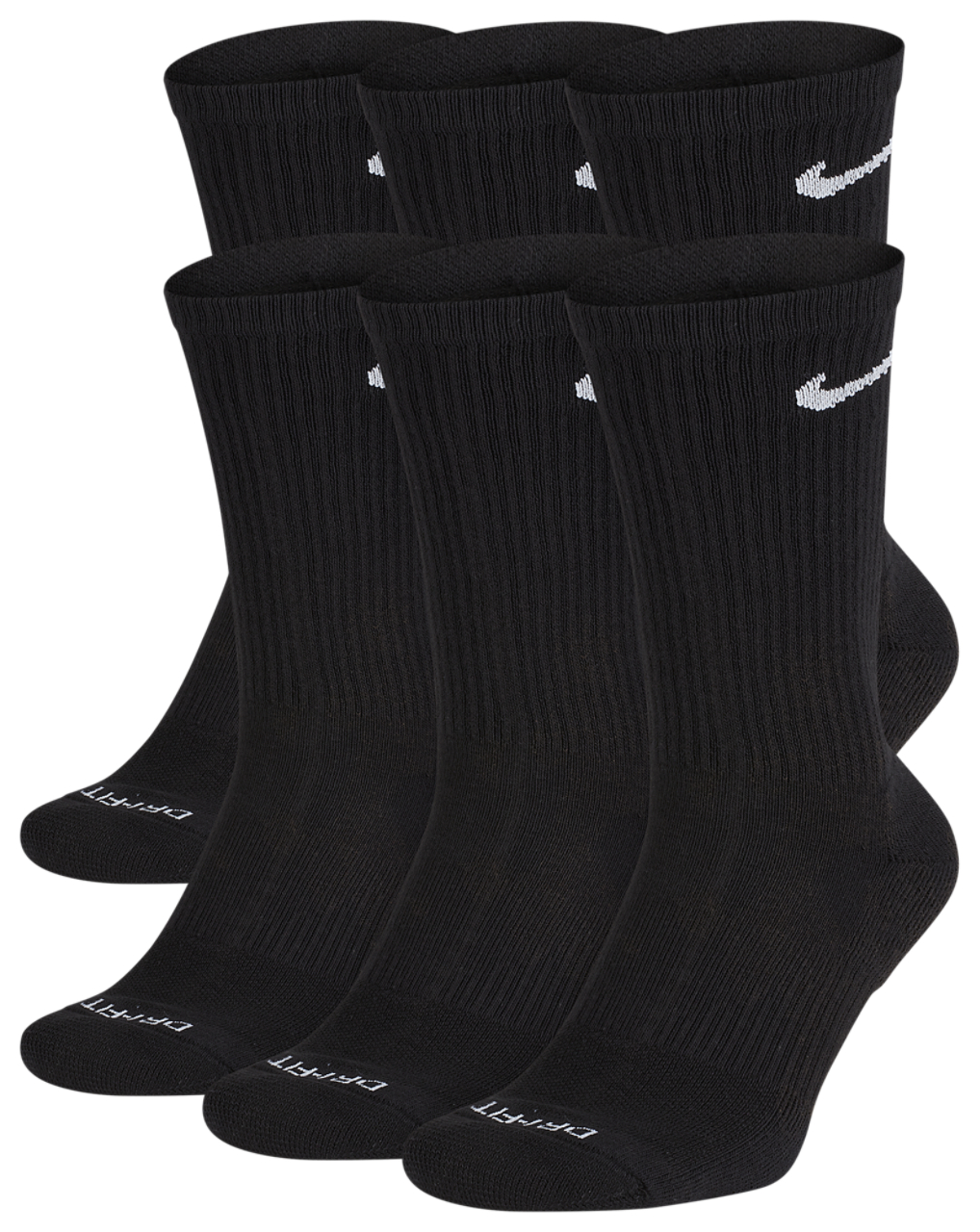 Nike 6 Pack Everyday Plus Cushioned Socks