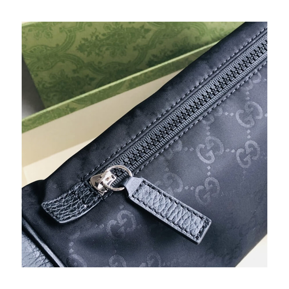 Gucci GG Guccissima Nylon Waist Crossbody Bag