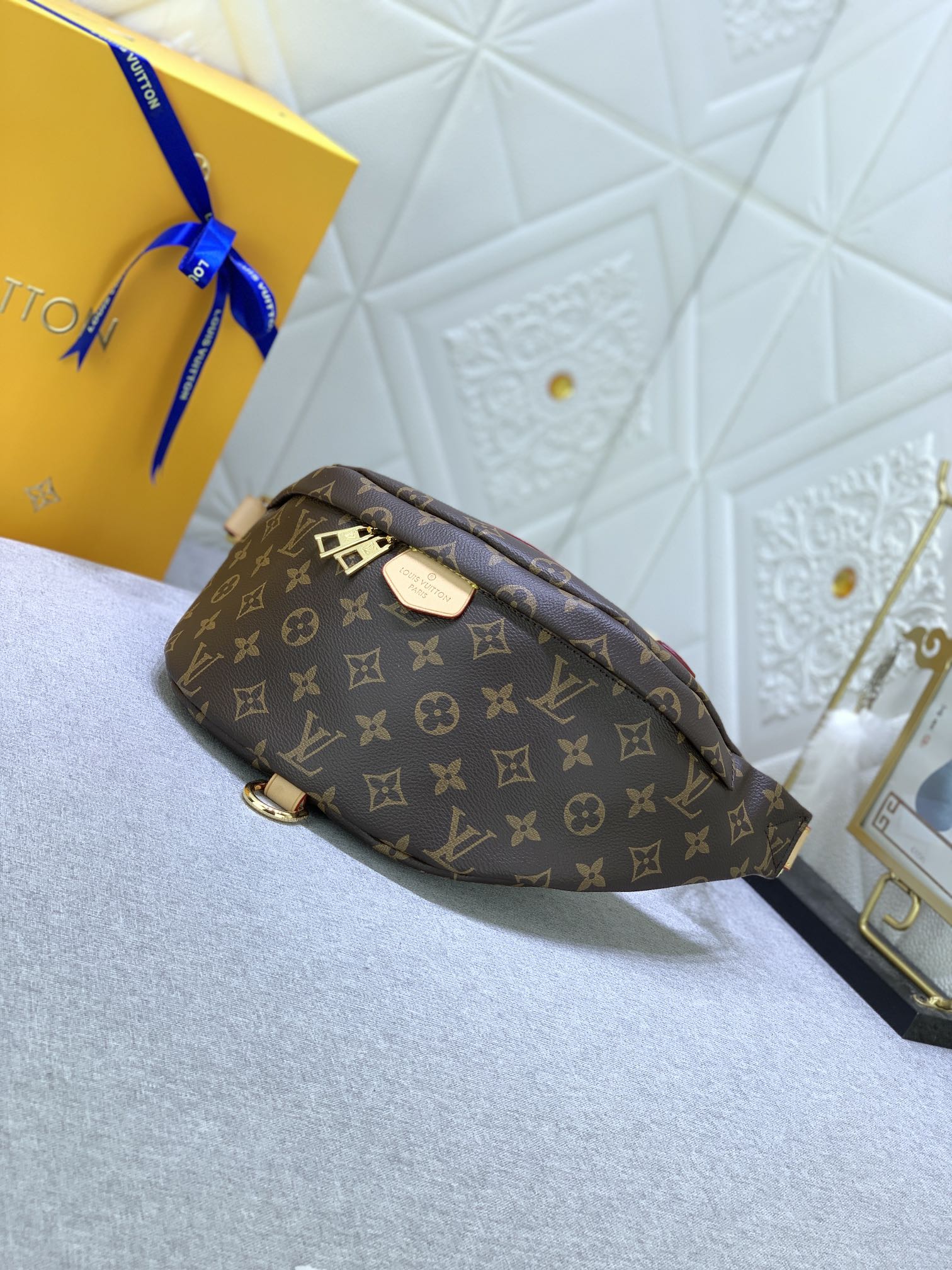 Louis Vuitton Monogram Bumbag Brown 37Cm