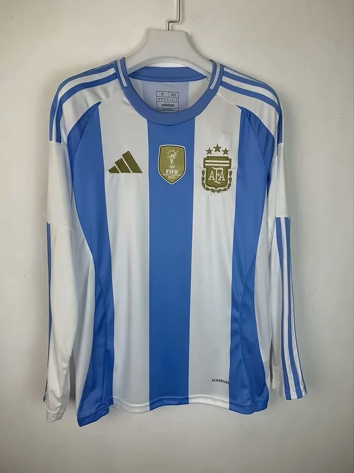 2024-25 Argentina Home Long Sleeve Football jersey
