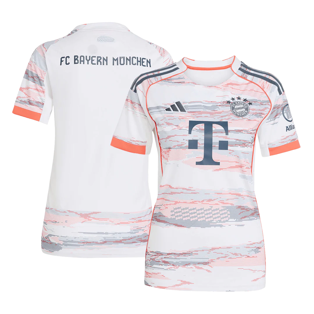 Bayern Munich Women's Away Soccer Jersey 2025/26 White