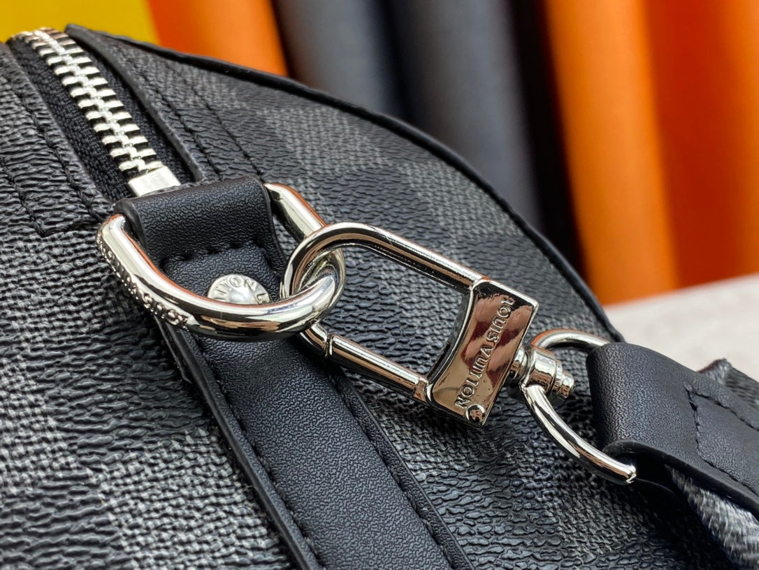Louis Vuitton City Keepall Black Graphite 27Cm N40452