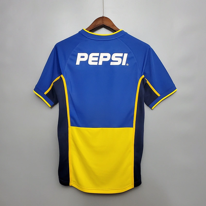 Retro 2002 Boca Juniors home Football jersey Retro