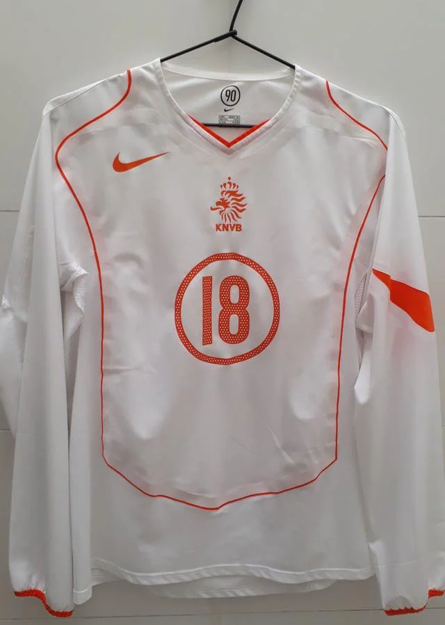 Netherlands Away football shirt2004-2006