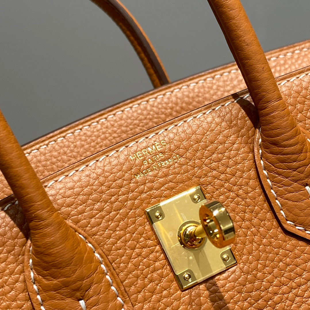 Hermes Birkin 20Cm Gold Togo Leather Gold Hardware