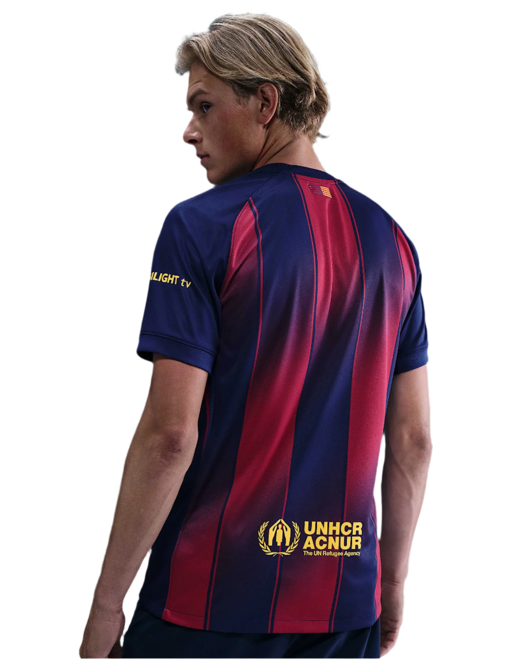 Nike Pedri FC Barcelona Home Jersey 25/26 w/ Champions League Patches (Deep Royal Blue/Midwest Gold)