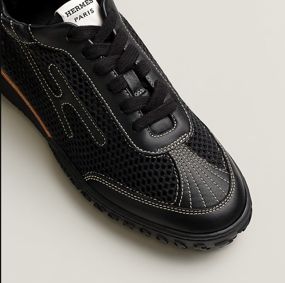 Hermes Jet Black Sneaker
