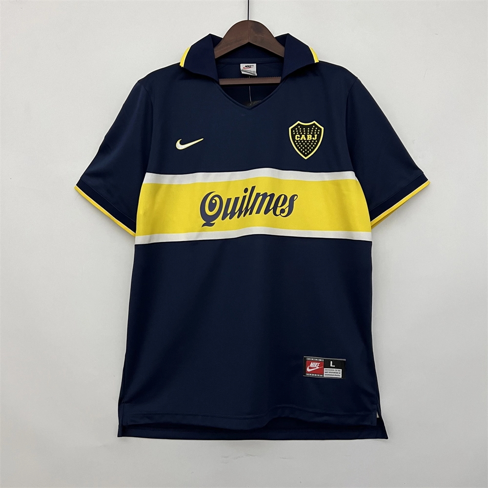 Retro 1996-97 Boca Juniors home Football jersey Retro
