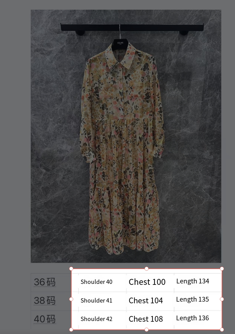 CELINE-2025 DRESS