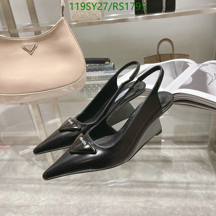 Prada Brushed Leather Slingback Pumps Black 1I885M055F0002Fa065