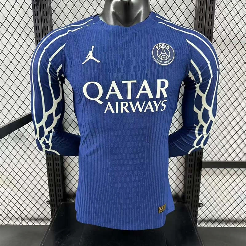 Player 2024-25 PSG fourth away long sleeve Football jersey