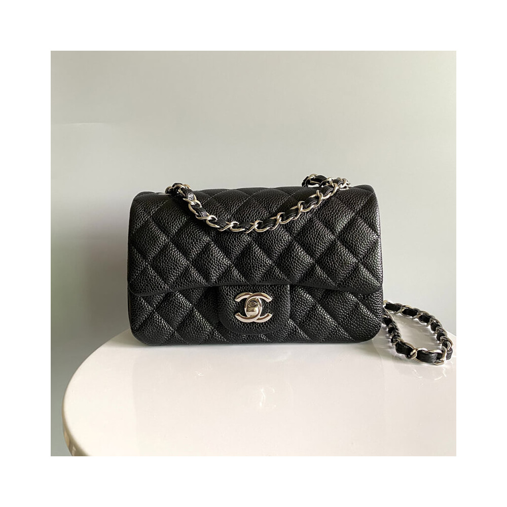 Chanel Caviar Quilted Mini Flap Bag 20cm