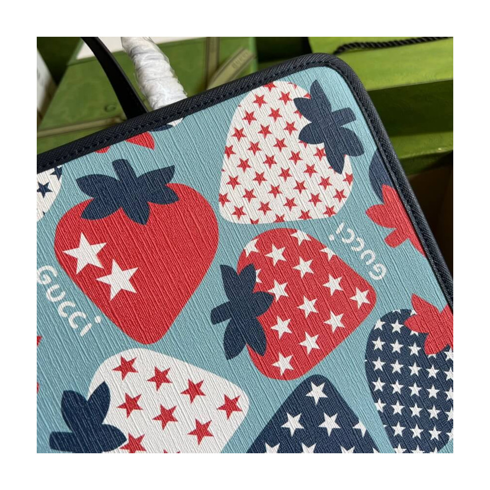 Gucci Strawberry Star Tote Bag