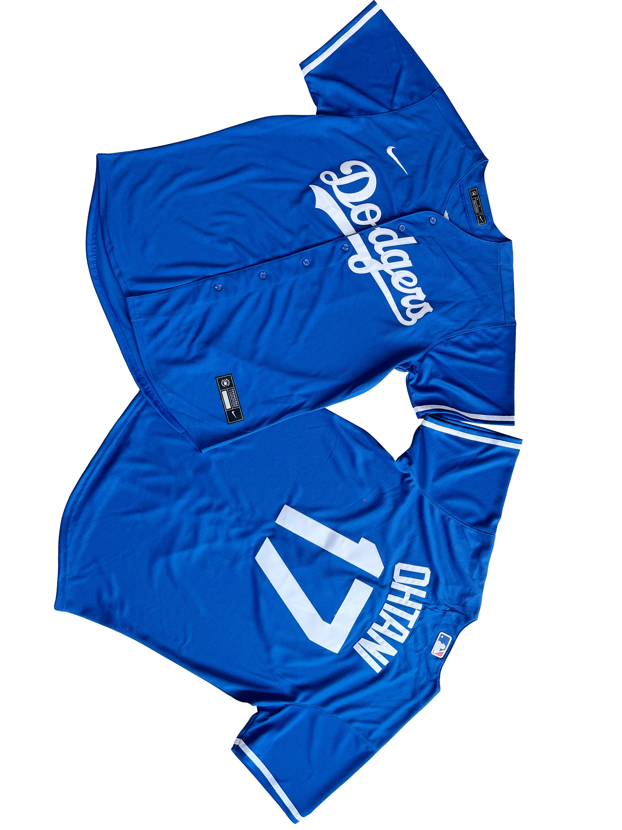 Los Angeles Dodgers 17# Shohei Ohtani Blue Player Jersey