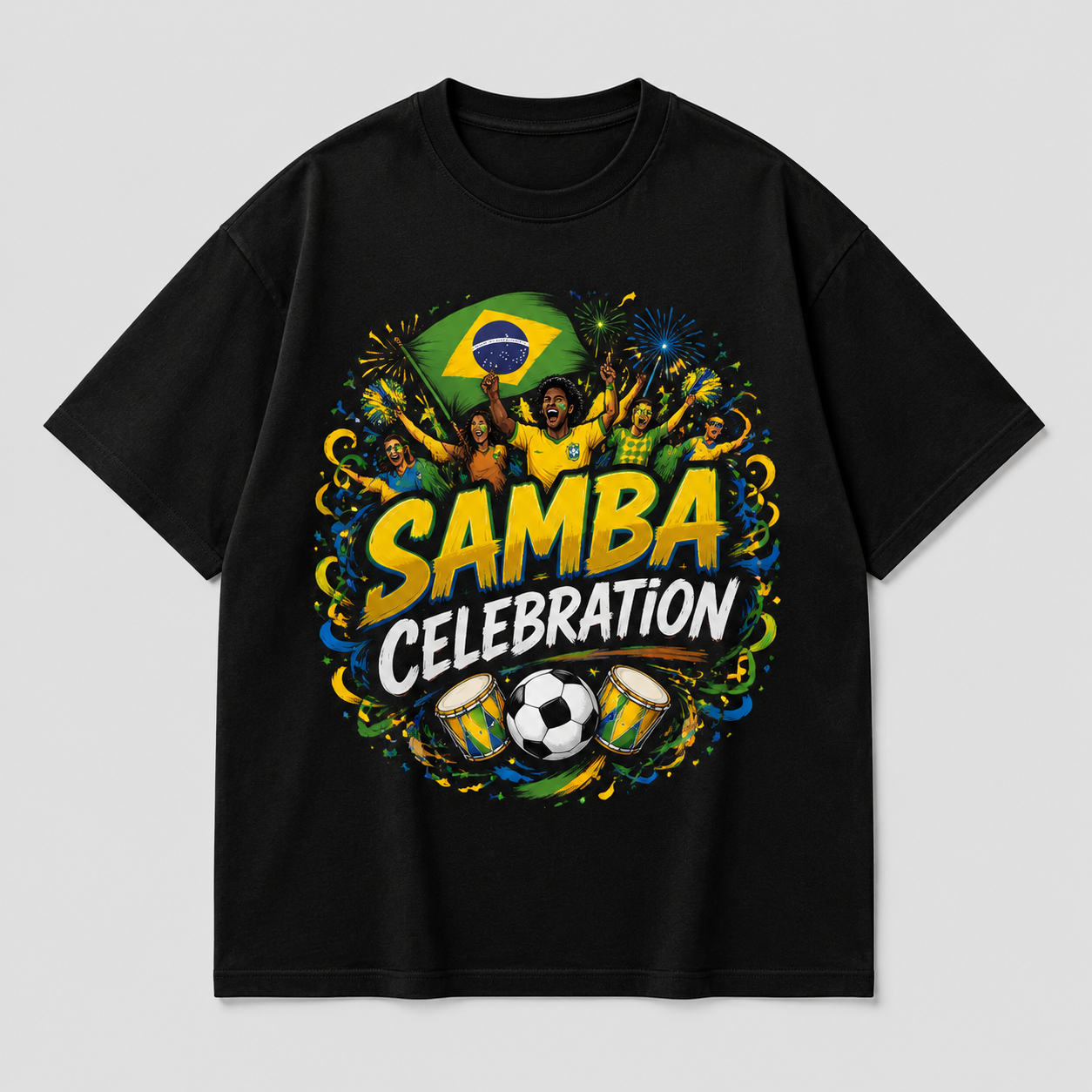 Unisex Loose Fit T-Shirt 100% Cotton Soft Comfortable Summer Casual Printed Top