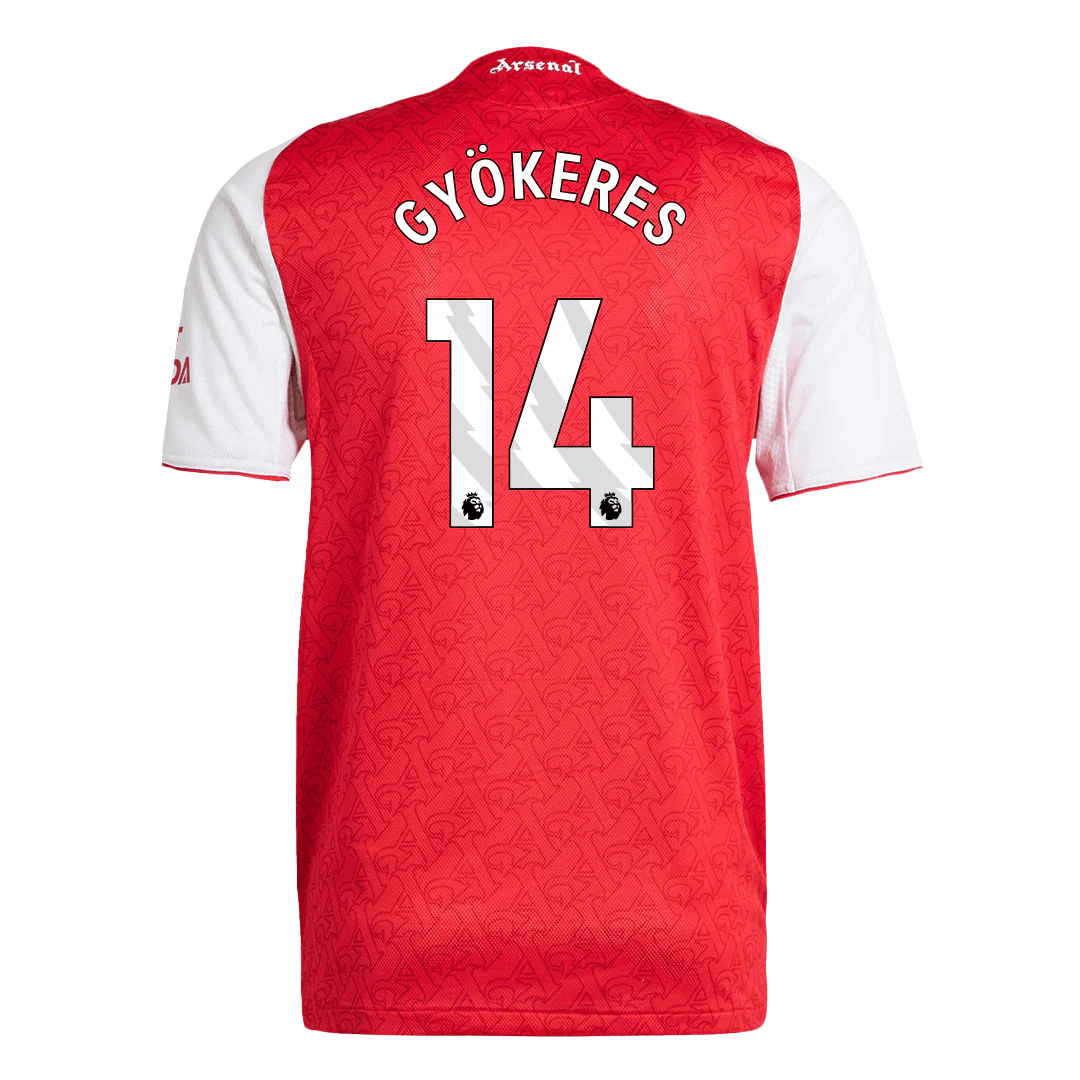 GYÖKERES #14 Arsenal Home Player Version Soccer Jersey 2025/26