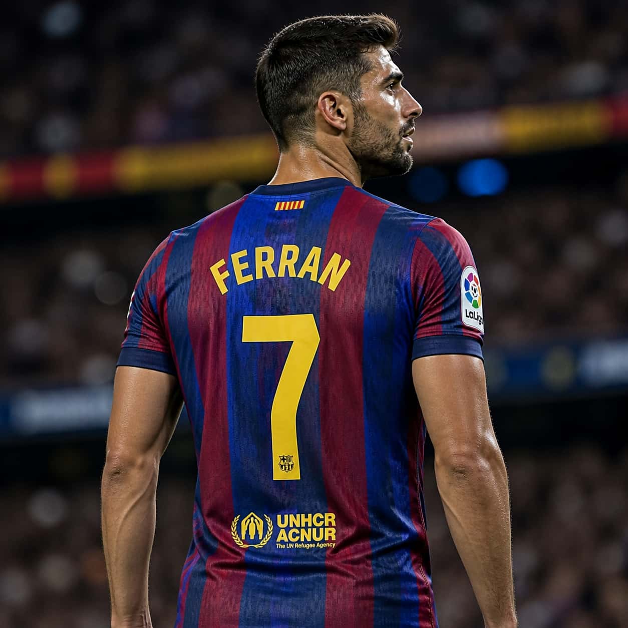 2026/27 La Liga Barcelona Team Home Football Jersey Player Version - JerseyFun