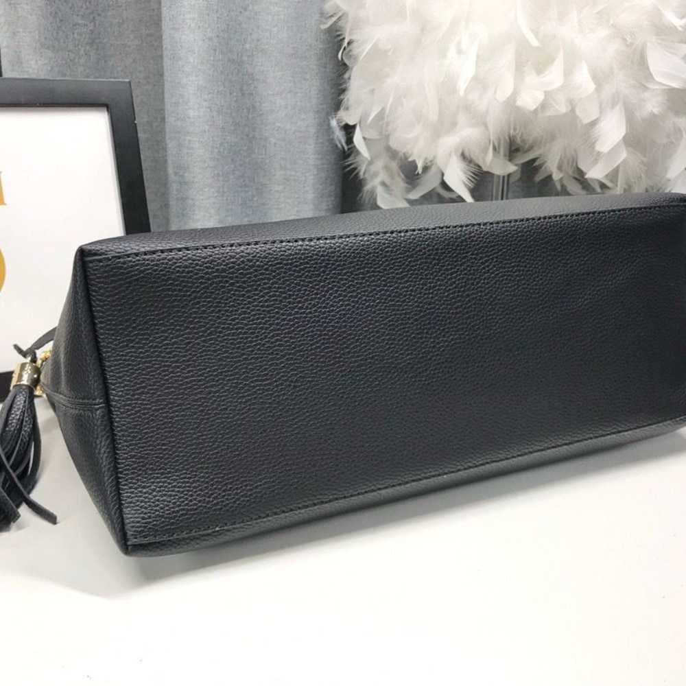 Gucci Soho Shoulder Bag Black 38Cm