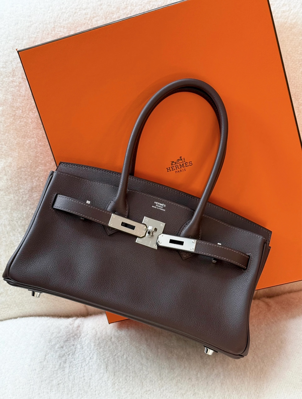 Mocha Birkin Shoulder 29 customize